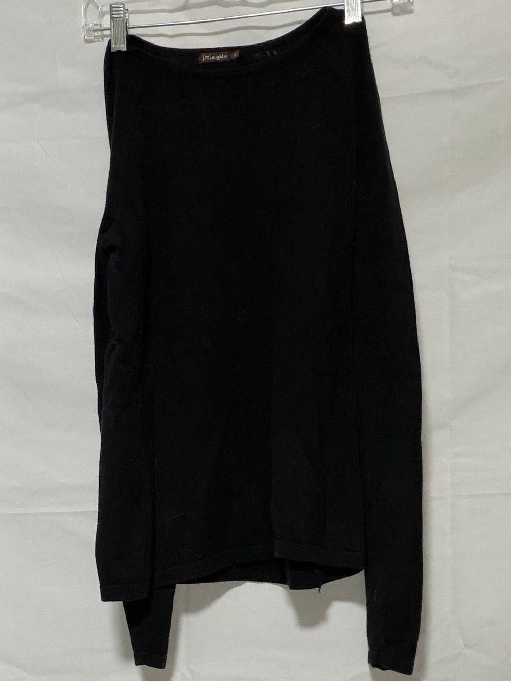 J. McLaughlin Black Crewneck Sweater
